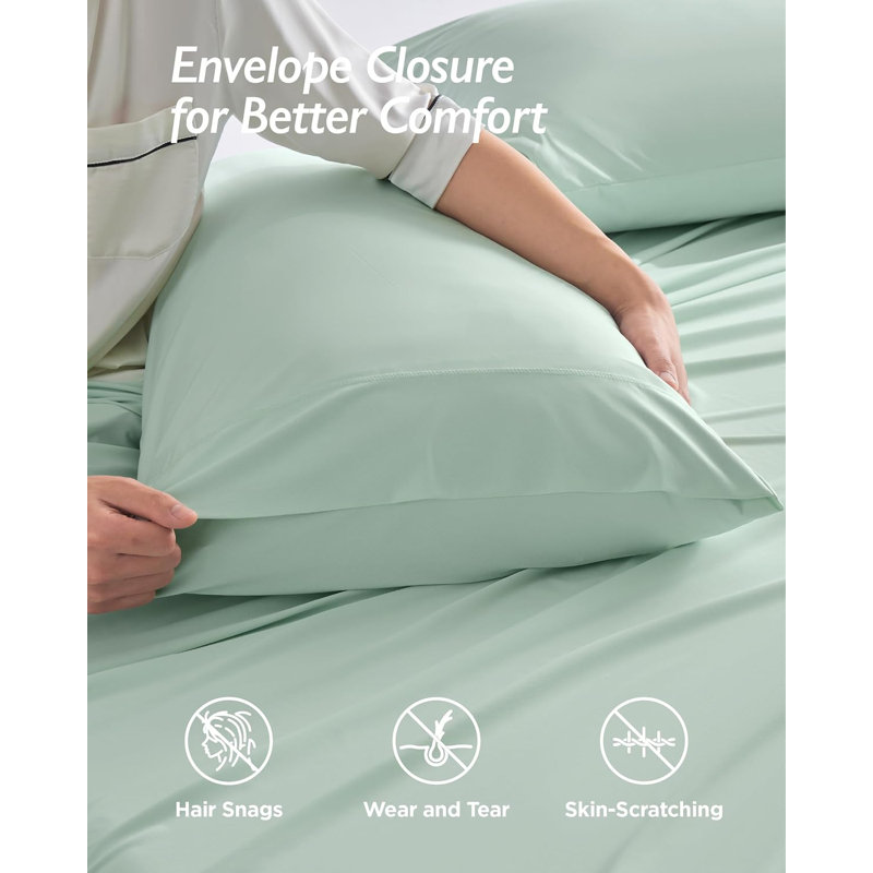 Breescape Cooling Pillow Cases, Moonlight Jade, King Pillow Case