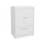 Meuble-lavabo avec deux portes et deux tiroirs Madison, blanc-149388366