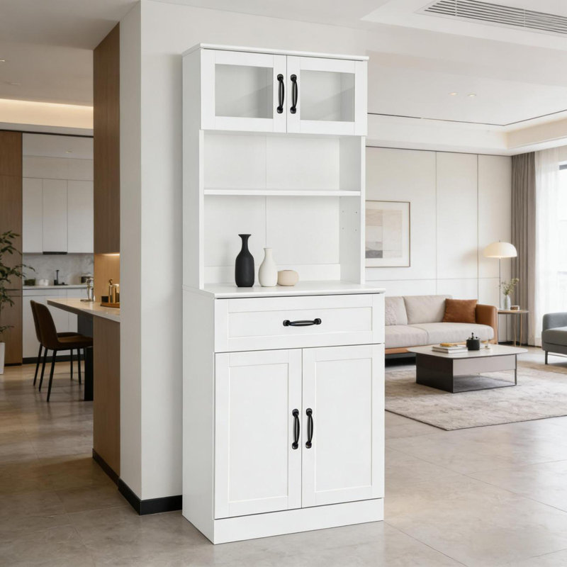 Coffee Cabinet,Tall Storage Pantry,Buffet Cabinet