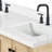 Cambridge 61'' Solid Wood Double Bathroom Vanity in Oak, with 1.5'' Pure White Quartz Top, Center, Rectangle Sink-1711233675-1685845761