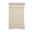 Table de chevet 2 tiroirs LouisPhillipe, beige-1770144154