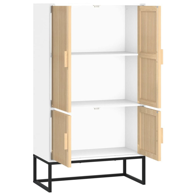 Aljay Storage Cabinet, White