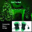 Guirlande de Noël 200 ampoules (2x100), fil vert 53 pi | Arbre de Noël intérieur / extérieur et lumières de brousse pour la décoration des Fêtes