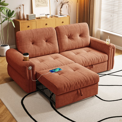 It Is A Multi-Functional Sofa, A 77-Inch Convertible Sofa Bed, And A 2-In-1 Piece