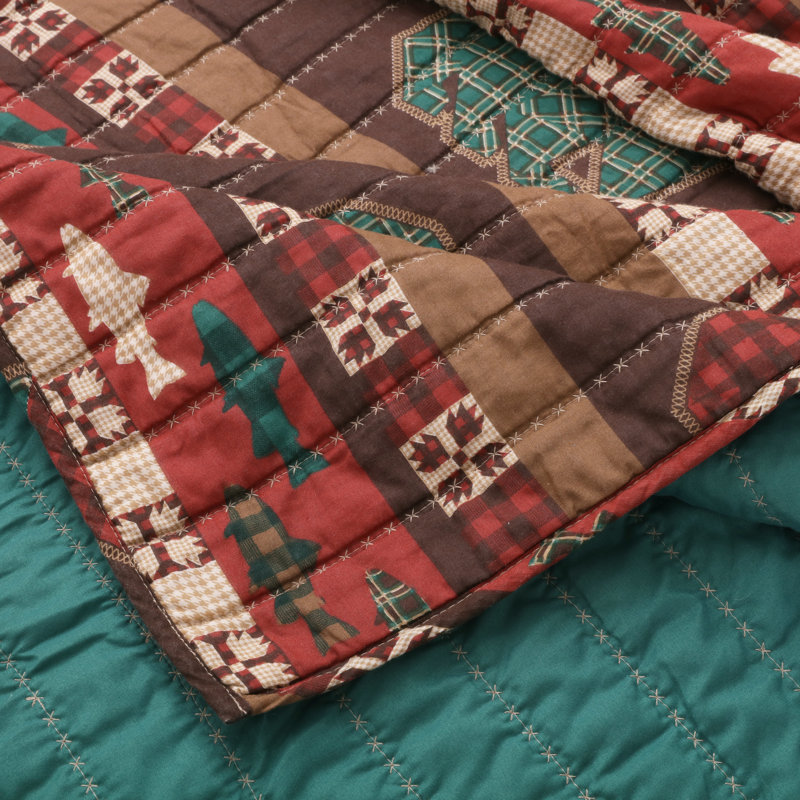 Canyon Creek Rustic Quilt Set, Twin/Twin XL Quilt + 1 Sham