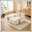 Modern Upholstered Armchair with Ottoman-131260937