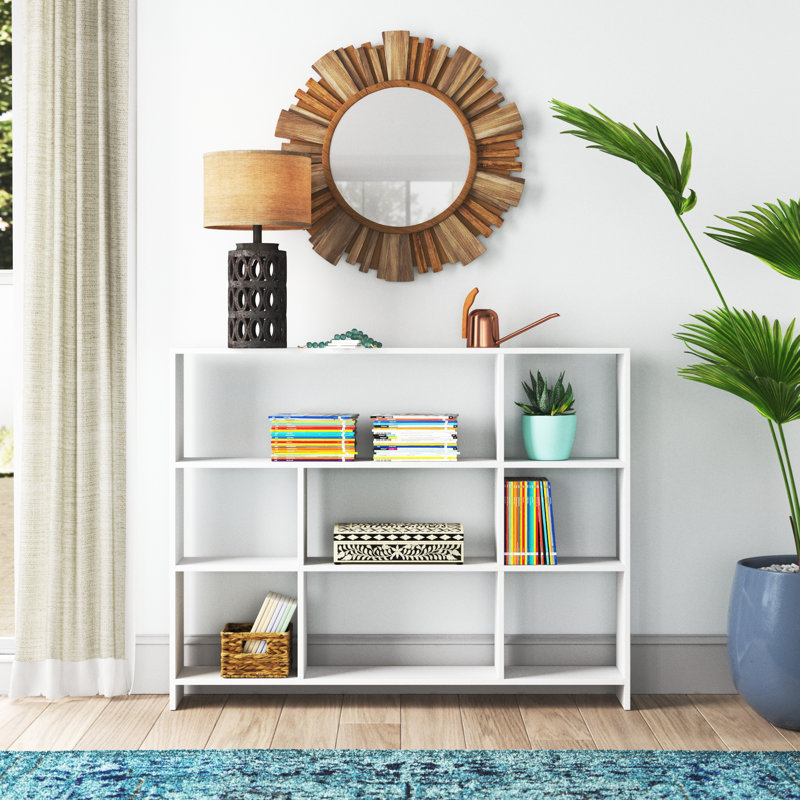 Jayvian Bookcase, White