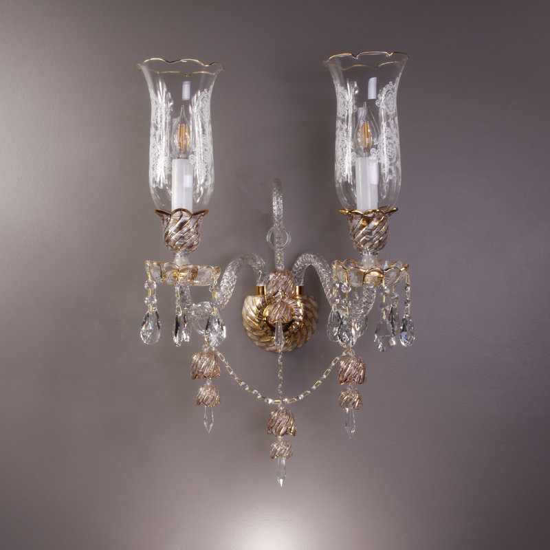 Lampe murale bougie 2 lumières Resaca