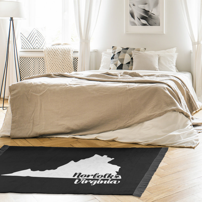Tapis noir virginie