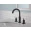 Nicoli Widespread Bathroom Faucet 3 Hole, 2-handle Bathroom Sink Faucet with Drain Assembly-98303454