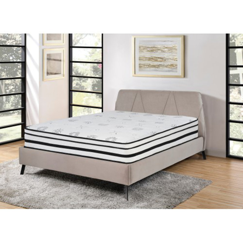 12" Luxury Plush Foam Hybrid Mattress - White, Breathable Quilted Cover, Boxed for Elegance, King