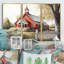 «Church In Country Town VI», ensemble d'art mural sur toile-1772458872-1772458874