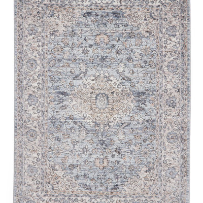 Auderghem area rug Machine Woven Runner Blue