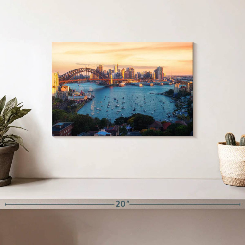 Sireci Panoramic Sydney Harbour, 8" H x 12" W