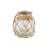 8'' H Glass Tabletop Candle Lantern