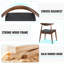 Ensemble de 2 chaises d'appoint Donahoe