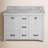 Galvan 60 " W Freestanding Standard Free Standing 2 Double Vanity Bathroom Vanity With Carrara Marble Top-101387425