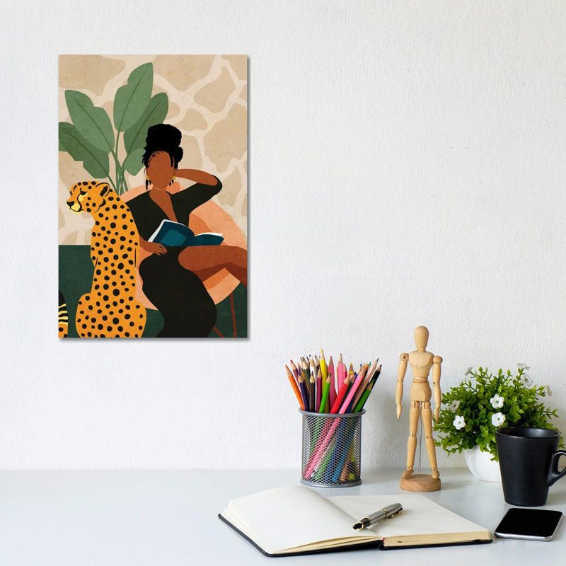 Stay Home No. 1 by Domonique Brown - Print on Canvas, Wrapped Canvas, 20.32 cm H x 30.48 cm W