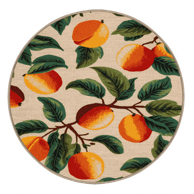  Tapis lavable nectarine
