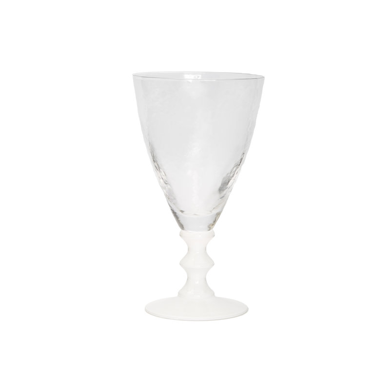 Annaleya 9oz. Drinking Glass Set, White