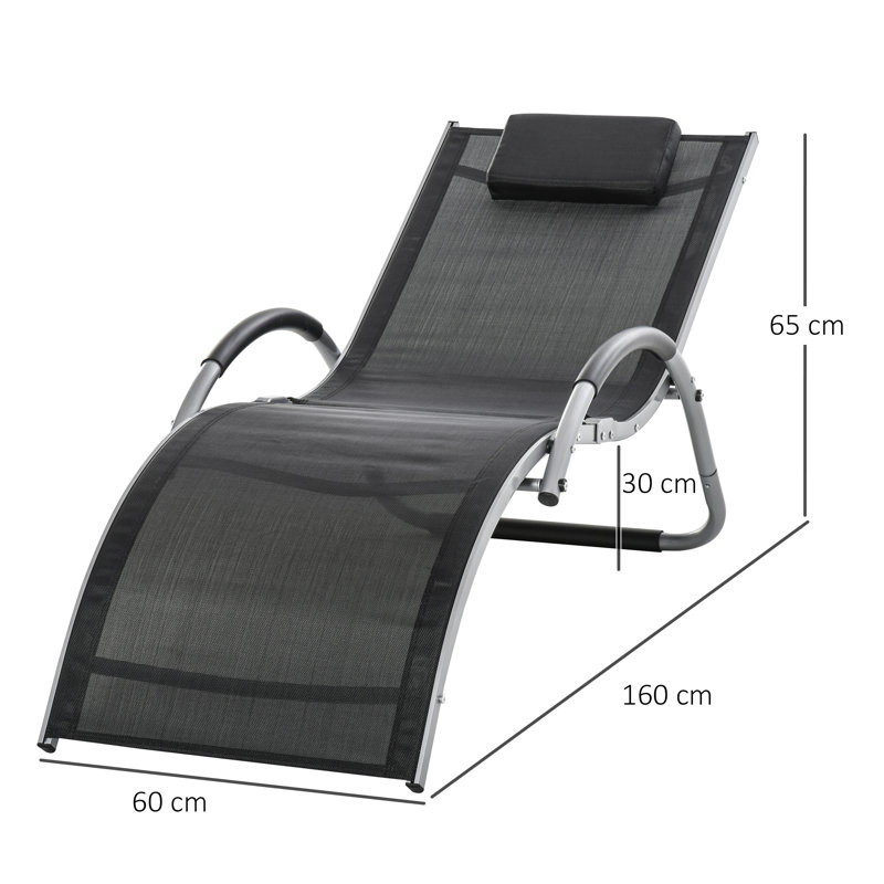 60cm Long Single Chaise