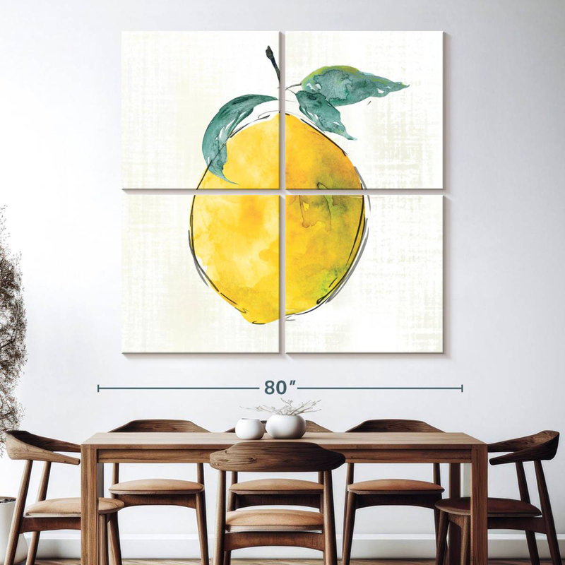 Yarlin «Happy Lemon», H 74 po x l 74 po