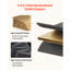 Bunkie Board, très grand lit 80,3 x 75,9 po, planche de lit pliable sous le matelas avec sangles autoagrippantes, noyau en PP avec tissu Oxford 600D, anti-affaissement pour les cadres en métal, les lits superposés et les canapés-lits
