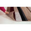 Tapis d'intérieur brun et rouge à motif abstrait Mid-Century-441016738