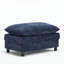 Fauteuil club moderne avec repose-pieds-335454552