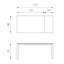 Bricker Extendable Glass Top Metal Base Dining Table-1208724170