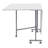 58.75'' x 36.5'' Foldable Craft Table with Wheels