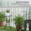 Round Metal Outdoor Bistro Table , 35.5cm W 35.5cm D
