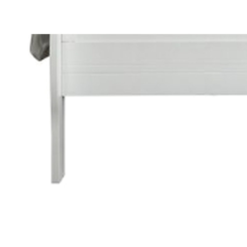 Louis Philippe White Finish Twin Bed