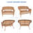 Karan 52'' Wide Metal Loveseat-1472335107