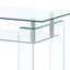 Table basse en verre trempé transparent