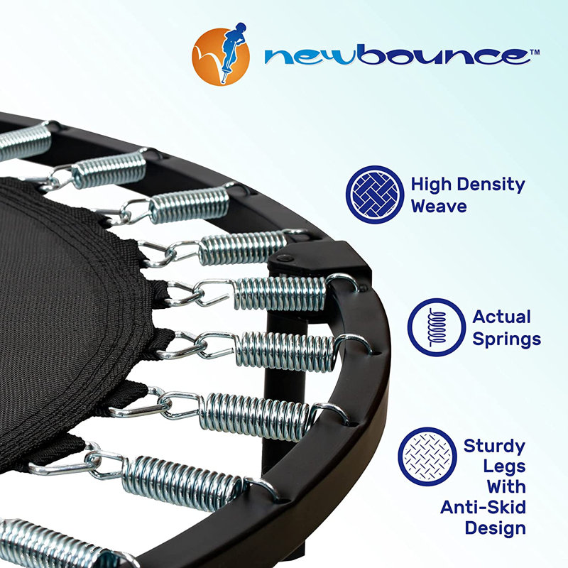 Blue Round Mini Trampoline for Kids and Adults