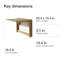 Bureau mural pliant avec rangement pour livres