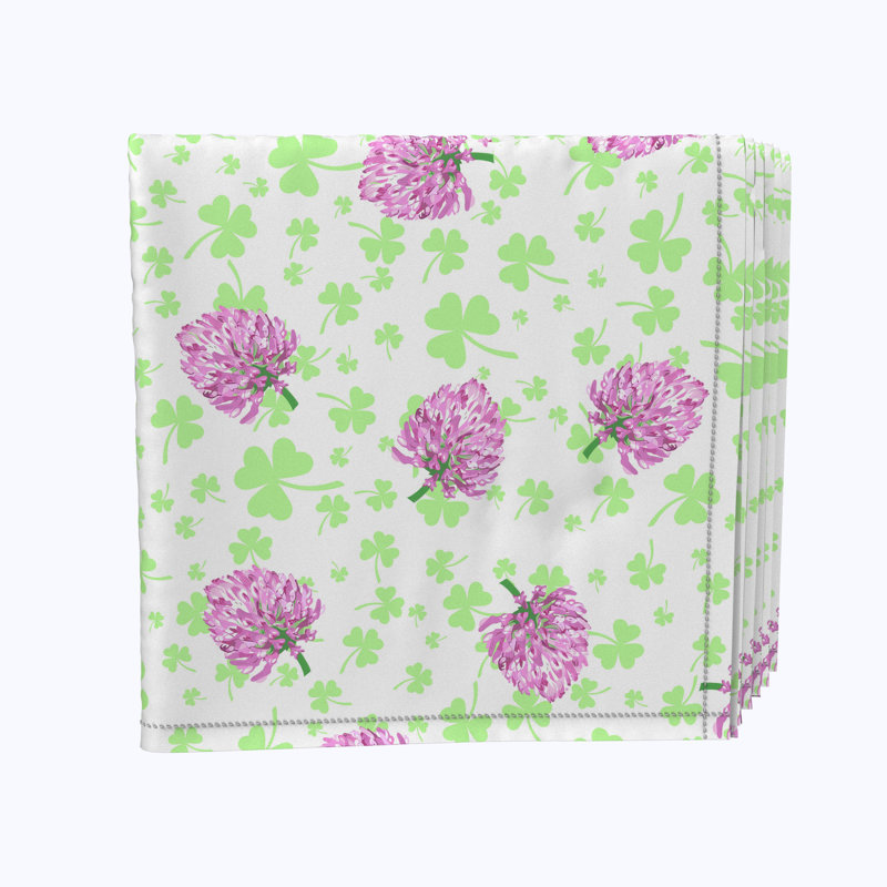 Oppice Polyester Floral Square Napkin