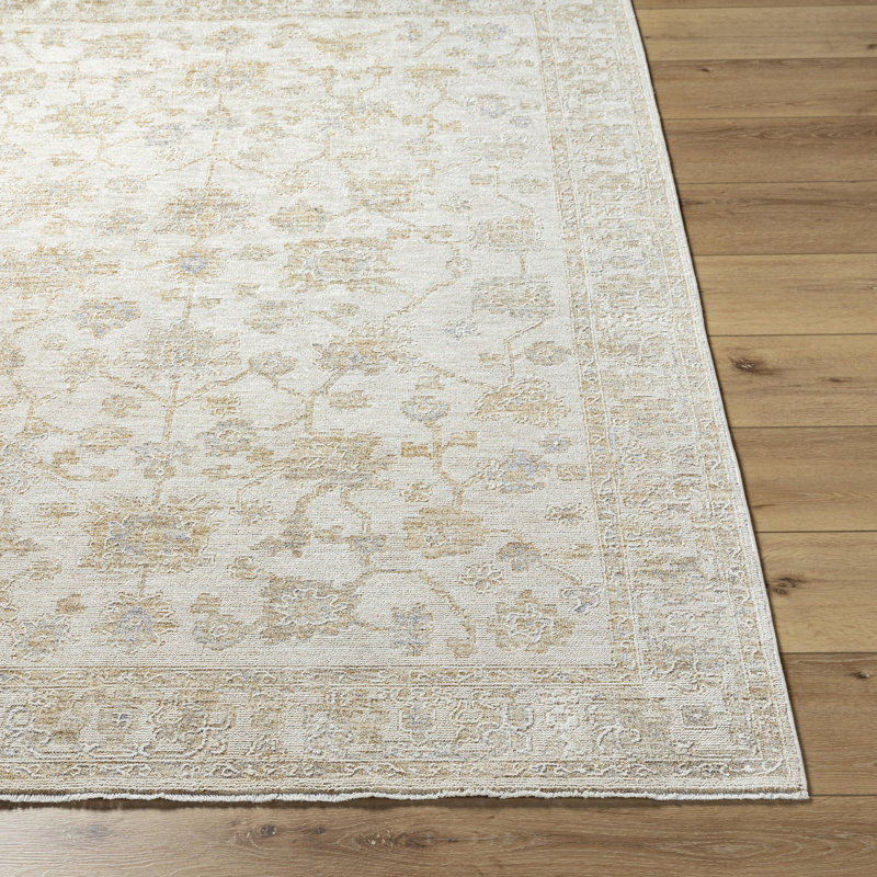 Tapis traditionnel tissé à la machine Teeken, Rectangle 9 pi 4 po x 13 pi 1 po