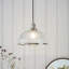 Anais 1 - Light Nickel Dome Pendant