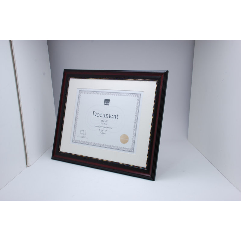 Beaded Picture Frame with Mat
