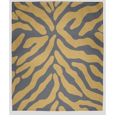 Flora And Fauna Fleece Throw Blanket