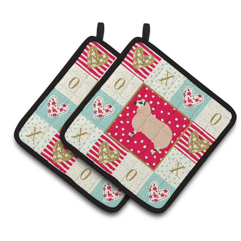 Caroline's Treasures Polyester Potholder Set, Kerry Hill Sheep