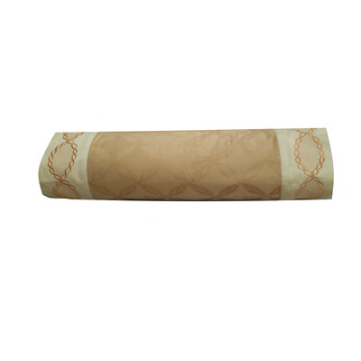 COCO BOLSTER PILLOW PEACH/NATURAL