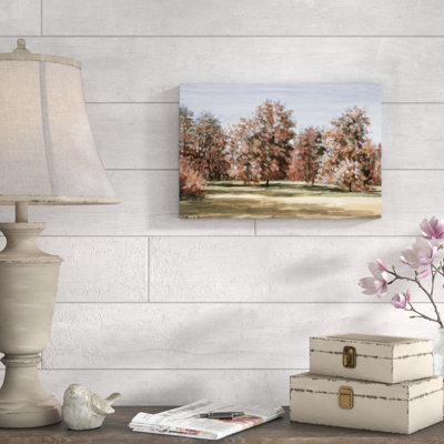 Arbre peint d’automne-impression sur toile