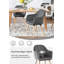 Avila 44cm H Velvet Upholstered Upholstered Back Armchair-170700740
