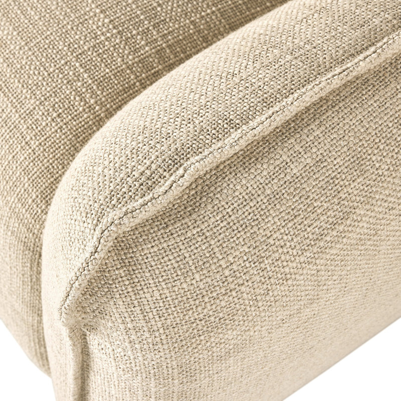 Garland Swivel Club Chair, Sand Performance Basketweave