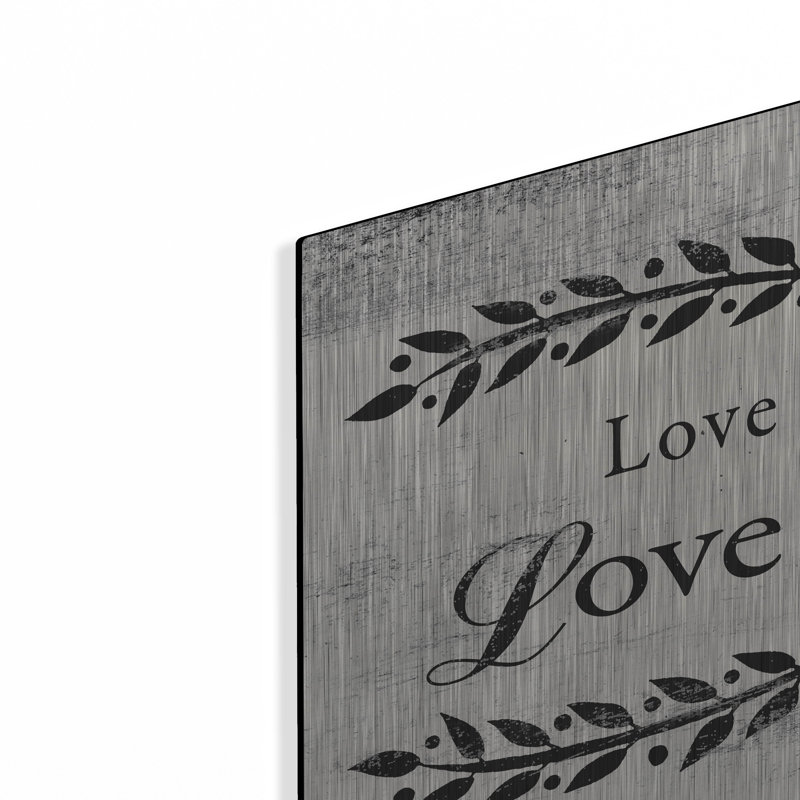 «Love Is patient» par Linda Spivey, H 12 po x l 24 po