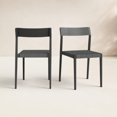 Rosier Outdoor Stacking Dining Side Chair