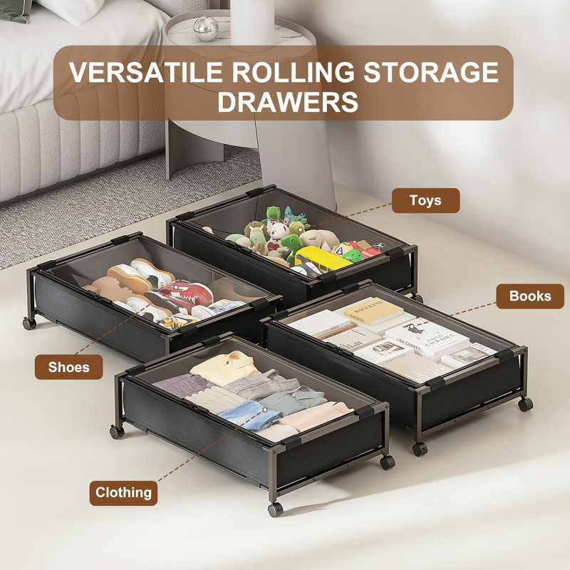 Rebrilliant Belda Underbed Storage
